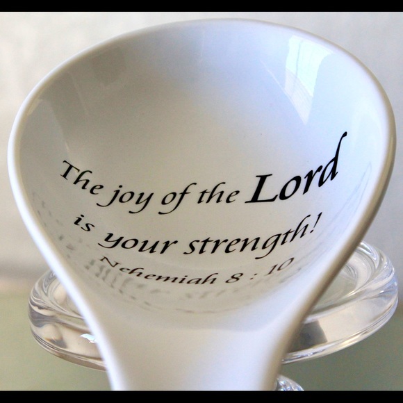 COVENTRY DAILY BLESSINGS SPOON REST NEHEMIAH 8:10 NEW - Picture 3 of 6